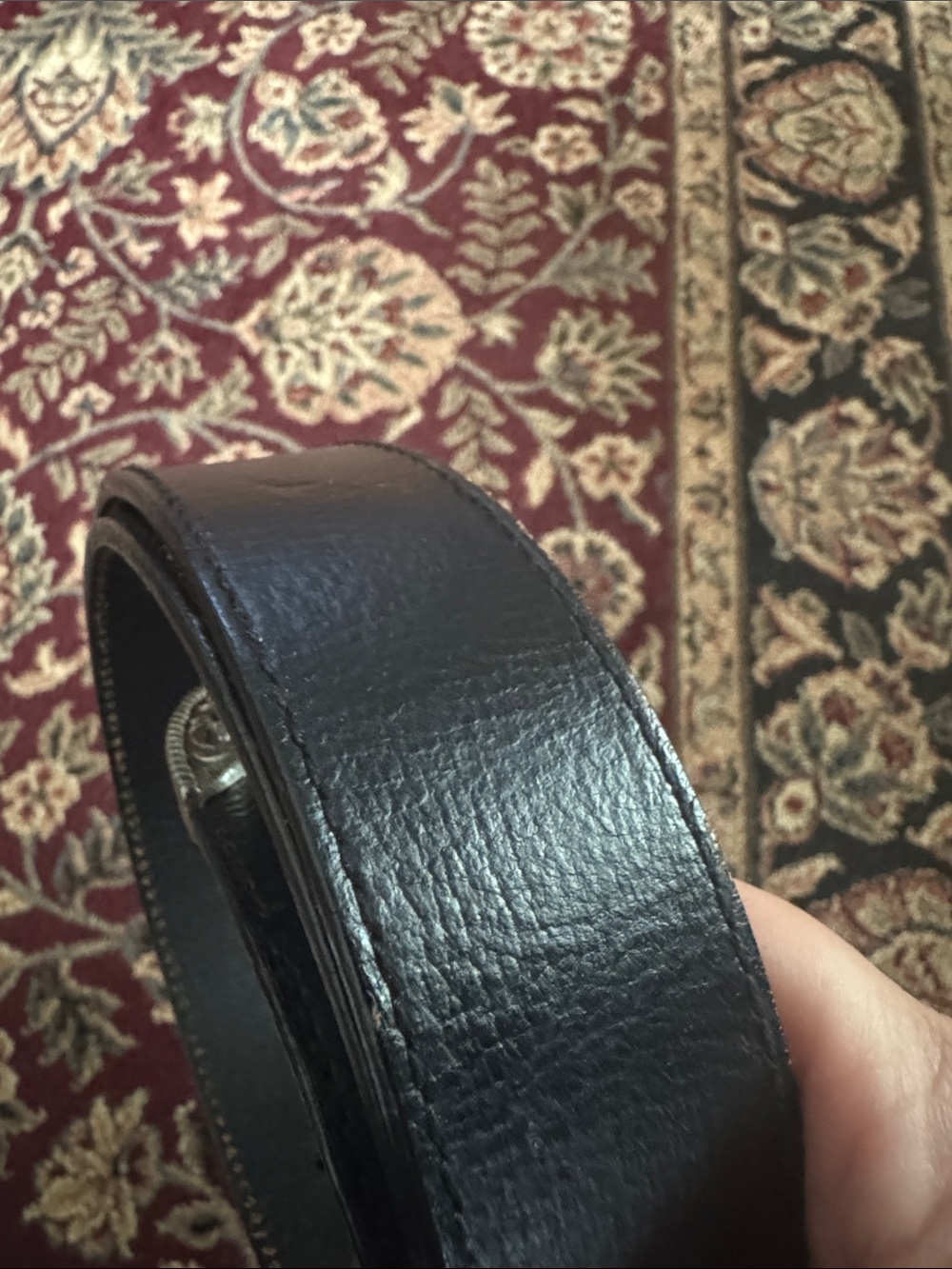 Women’s Harley-Davidson Leather Biker Belt Black Size 2W - Picture 7 of 10